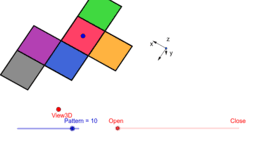 Por favor, note que materiais privados e compartilhados que são parte de seu Livro GeoGebra estarão visíveis para outros no modo de visualização de estudante.