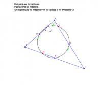 Por favor, note que materiais privados e compartilhados que são parte de seu Livro GeoGebra estarão visíveis para outros no modo de visualização de estudante.