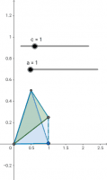 Por favor, note que materiais privados e compartilhados que são parte de seu Livro GeoGebra estarão visíveis para outros no modo de visualização de estudante.