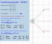 Por favor, note que materiais privados e compartilhados que são parte de seu Livro GeoGebra estarão visíveis para outros no modo de visualização de estudante.