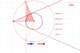 Por favor, note que materiais privados e compartilhados que são parte de seu Livro GeoGebra estarão visíveis para outros no modo de visualização de estudante.