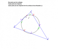 Por favor, note que materiais privados e compartilhados que são parte de seu Livro GeoGebra estarão visíveis para outros no modo de visualização de estudante.