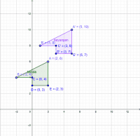 Por favor, note que materiais privados e compartilhados que são parte de seu Livro GeoGebra estarão visíveis para outros no modo de visualização de estudante.